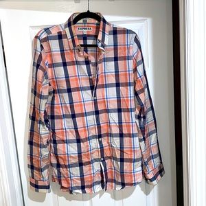 Express Men’s long sleeve dress shirt